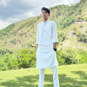 Kids Shalwar Kameez (White)